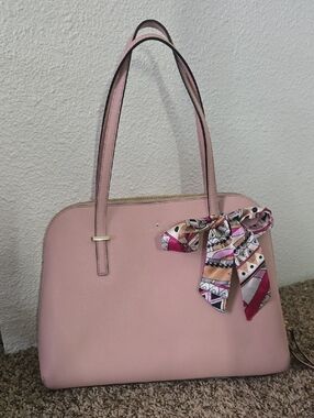 Kate Spade Blush Pink Structured Shoulder Tote Bag W/ Gold Hardware (EUC)✨️💖✨️